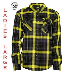 DIXXON FLANNEL - RANCID TNC Flannel Shirt - Women's Large